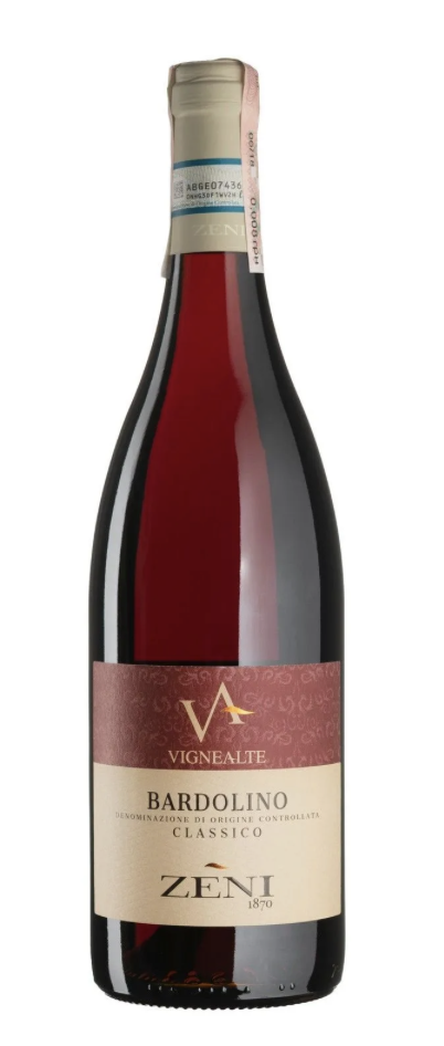 Вино Zeni Бардоліно Вінья Альте сух/чер 0,75л Італ 12,5%